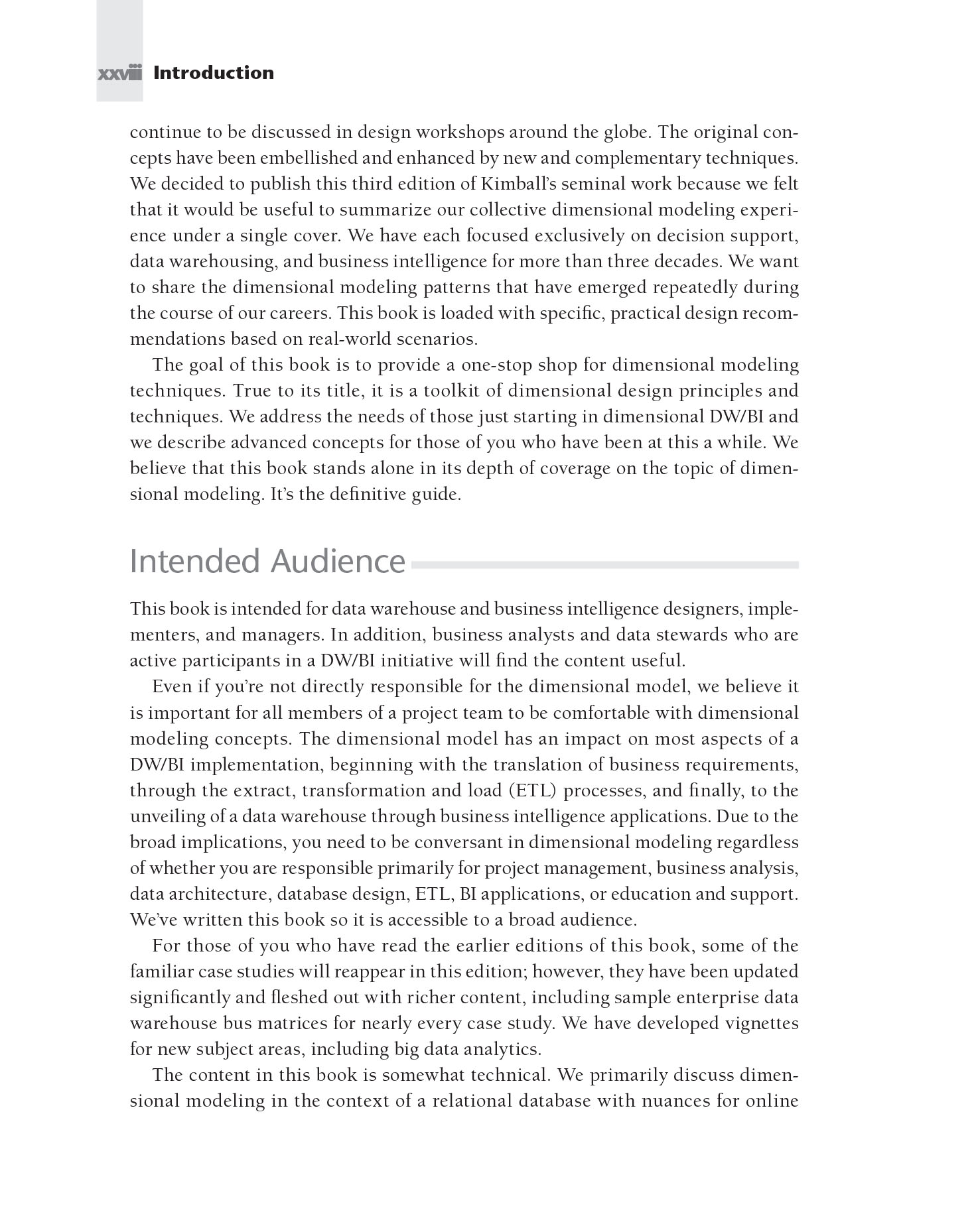 The Data Warehouse Toolkit