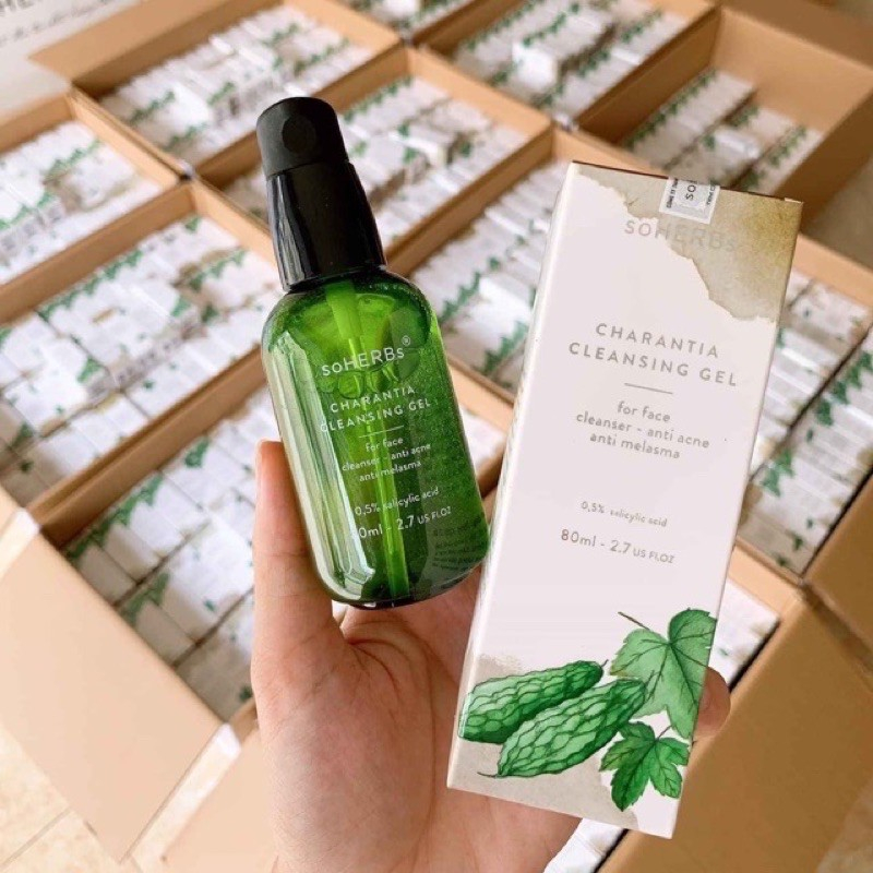 [Chính Hãng] Sữa Rửa Mặt Khổ Qua Charantia Cleansing ɡel - Mỹ Phẩm soHERBs