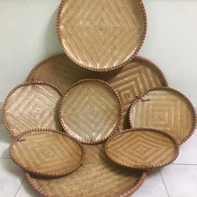 Mẹt tre cạp đỏ 20cm