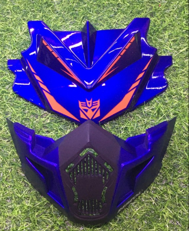 Mão sừng exciter và mặt nạ winner