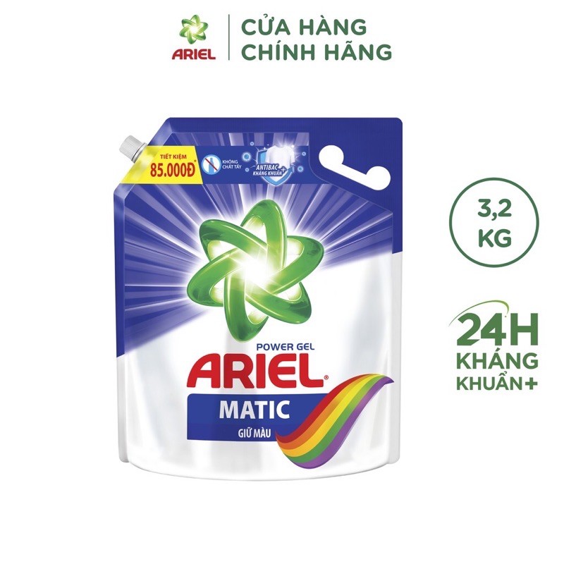 Ariel matic nước giặt túi 3,6- 3,9kg
