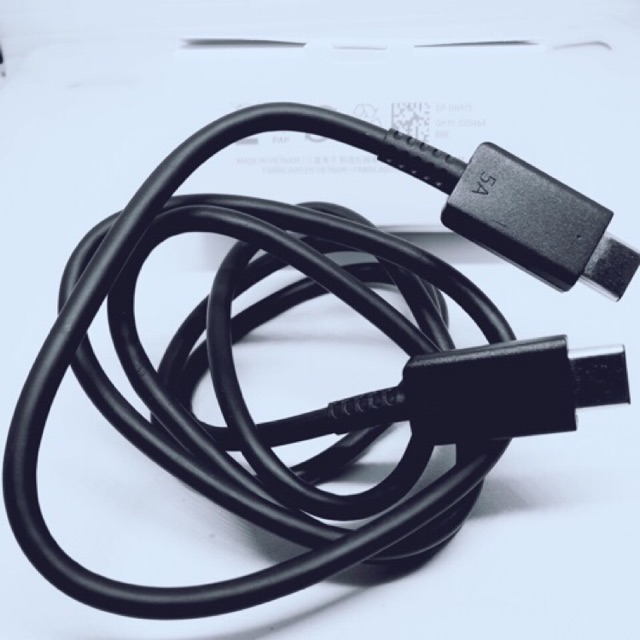 [HCM](Zin hãng 100%) Cáp sạc siêu nhanh 2 đầu type C Samsung chuẩn 5A
