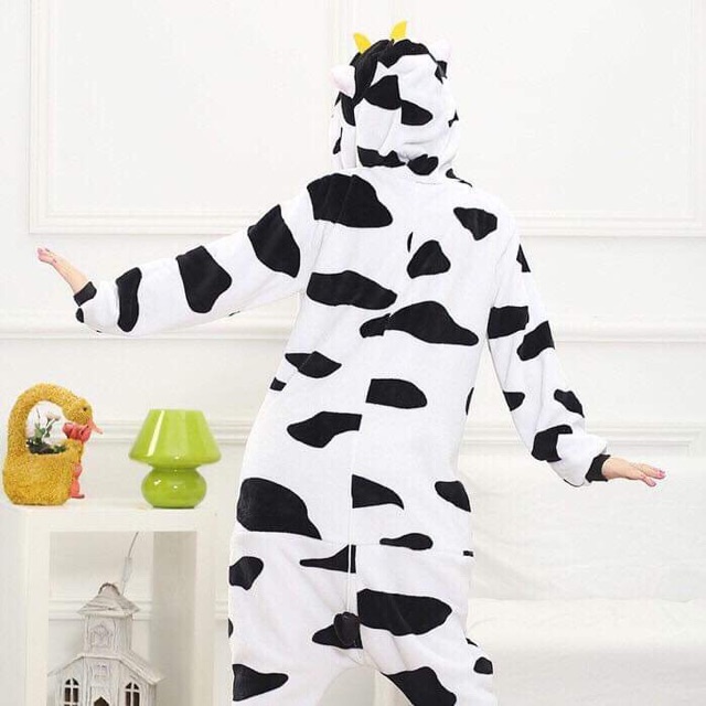 (Có sẵn) Bộ đồ thú bò sữa, bộ đồ cosplay bò sữa