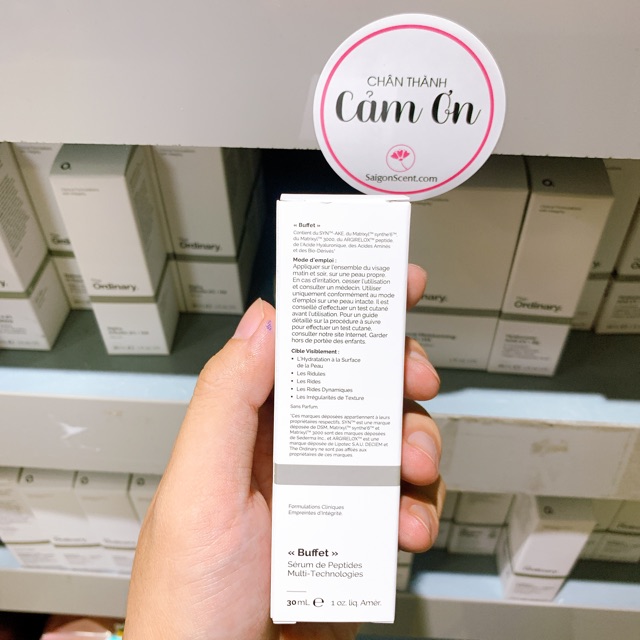 [HCM]Tinh Chất The Ordinary Buffet ( 30mL )
