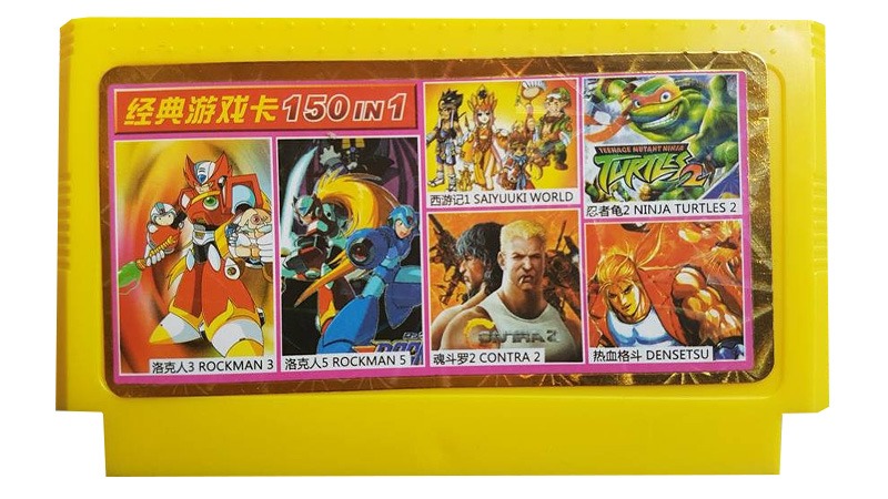 [HCM] Băng game 4 nút 150 trò - không trùng - rockman. nấm đuôi, xe jeep, Tsubasa