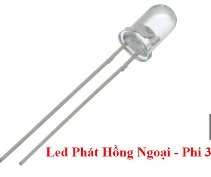 Led Thu Phát Hồng Ngoại 3MM, 5MM (5 Chiếc)
