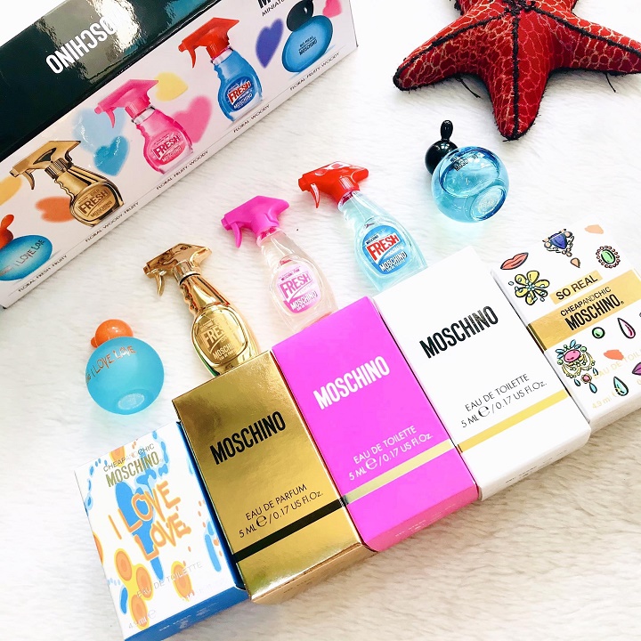 [HCM]Sét Nước Hoa Mini Moschino ( 5 chai )