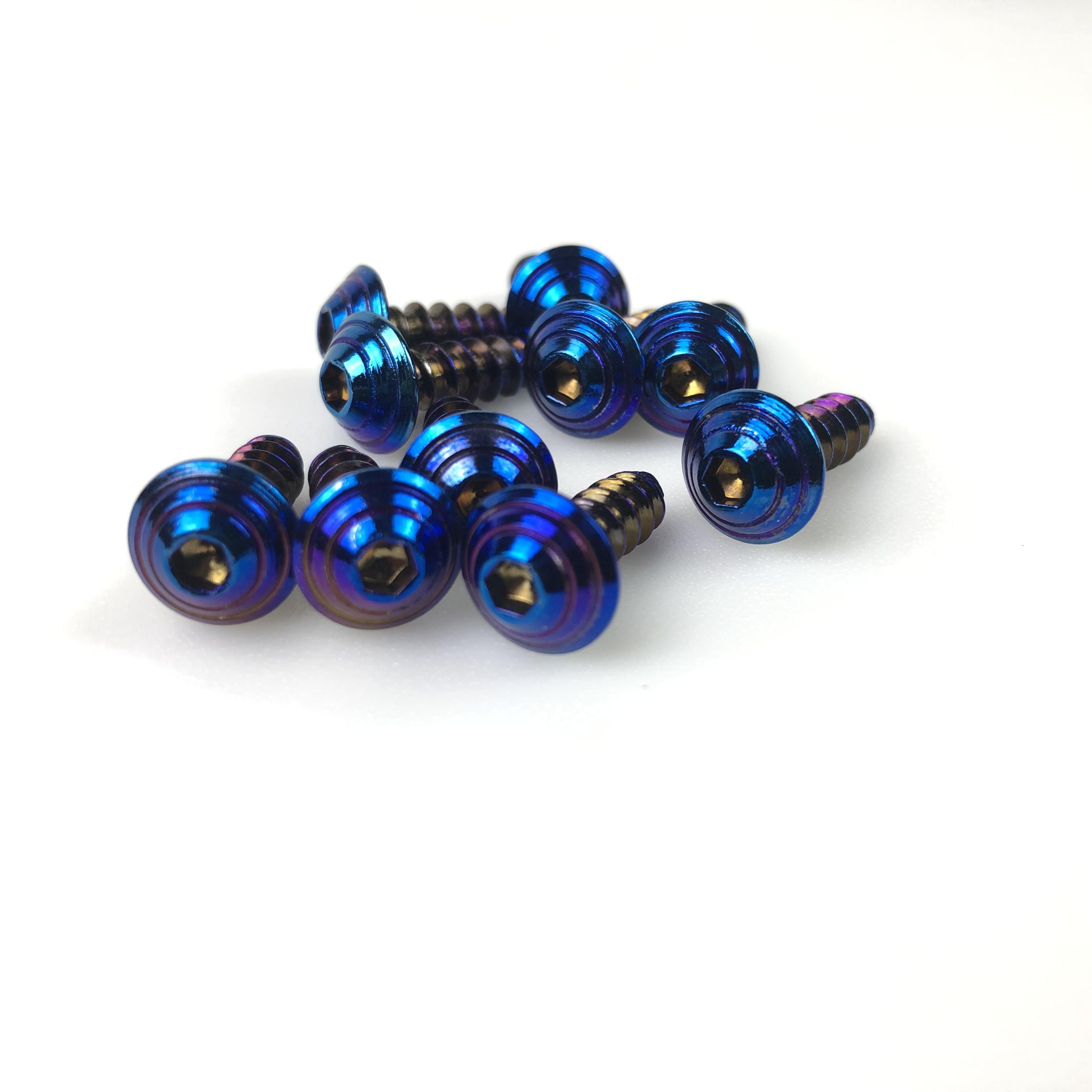 COMBO 10 ốc nón titan gắn dàn áo, ren xoắn size M5, ốc nhập khẩu