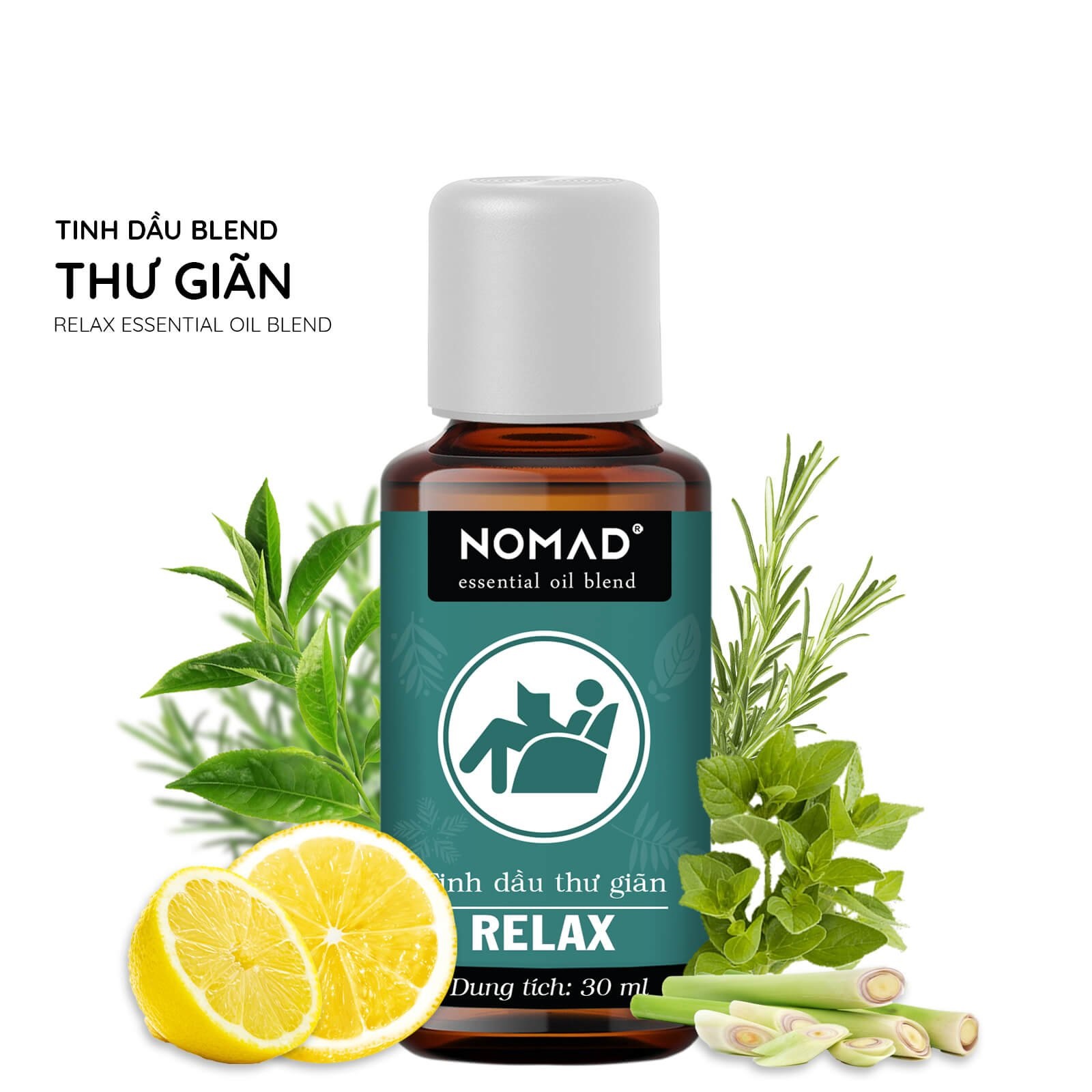 Tinh Dầu Thư Giãn Nomad Essential Oil Blend - Relax