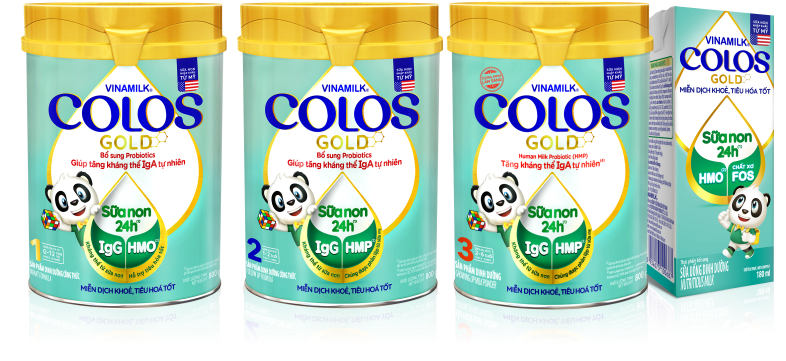 Sữa Non Vinamilk Colos Gold 1,2,3 800g (Date mới)