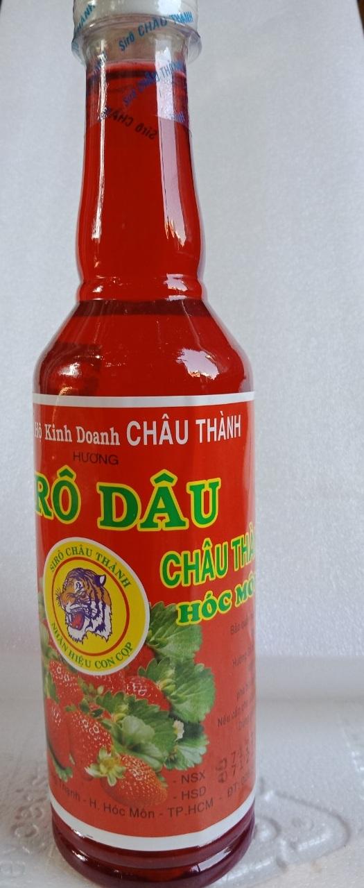 [HCM]Siro hoa quả Châu Thành đủ vị 450ml (Hương dâu)