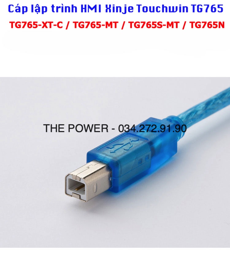 Cáp lập trình HMI Xinje Touchwin TG765