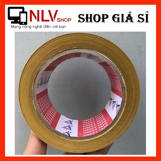 200g cuộn băng keo vàng 100y - ảnh thật