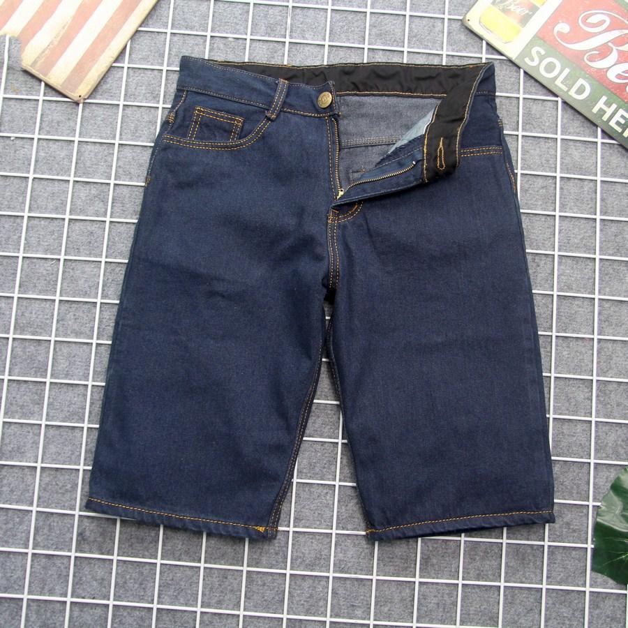 [Hoàn Tiền 15%] [HCM]Quần short jeans nam xanh đen vải dày chất liệu tốt không ra màu SG393 Saosaigon
