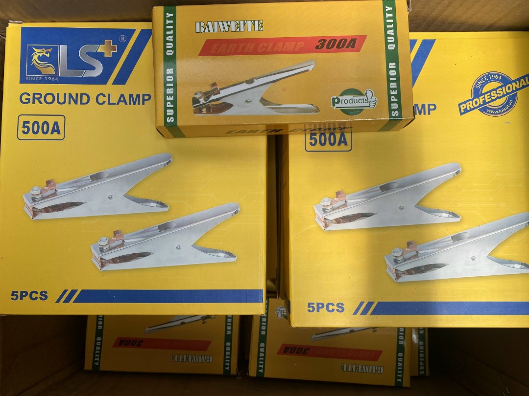 [HCM]Kẹp mát máy hàn có cốt đồng A300 A500 cao cấp LS