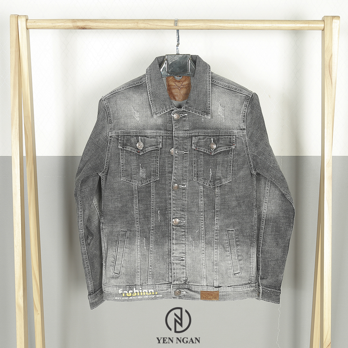 Áo khoac jeans nam cao cấp