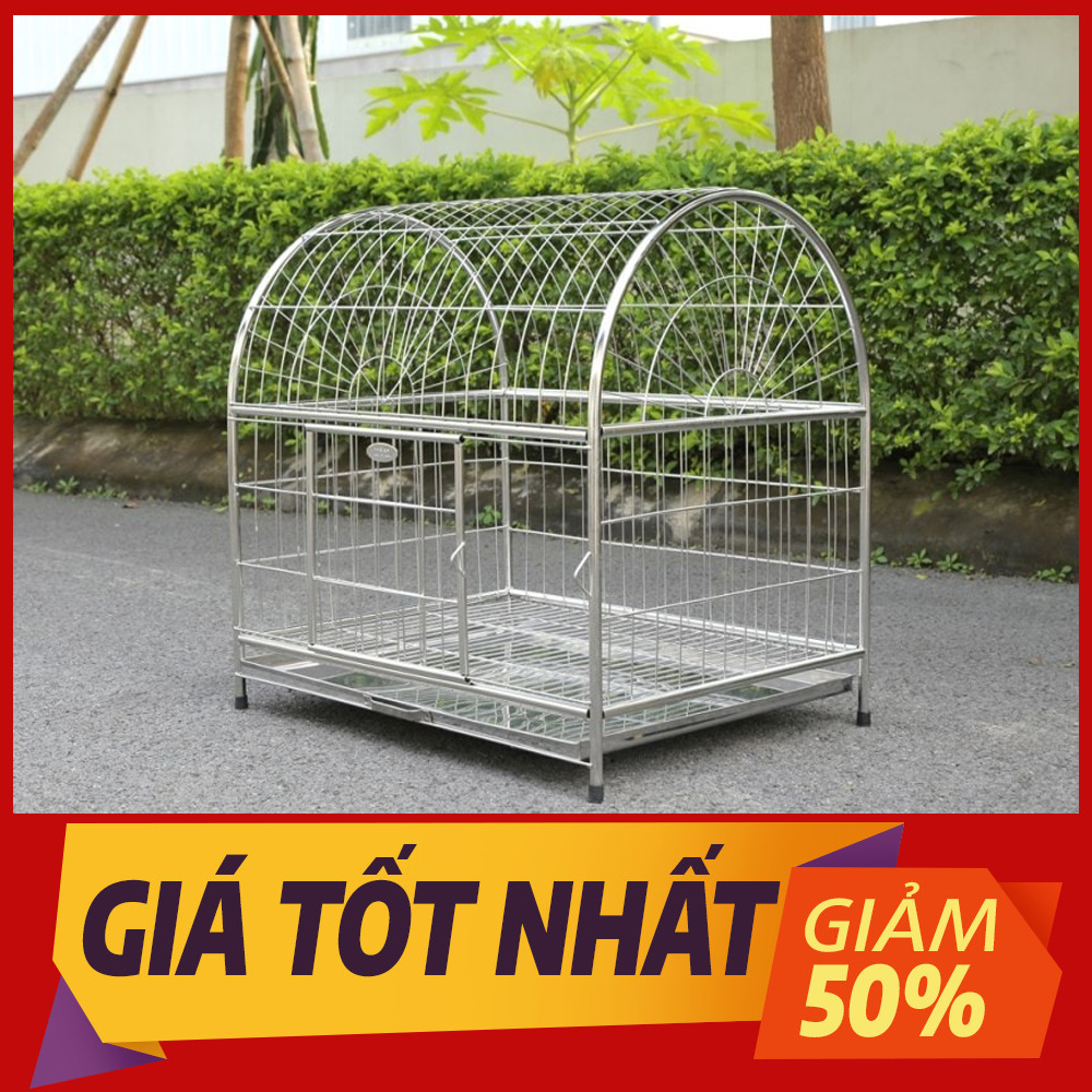 [HOÀN TIỀN 10%][1 ĐỔI 1 NẾU HÀNG LỖI HỎNG] LỒNG NUÔI CHÓ MÈO đủ kích thước BẰNG INOX