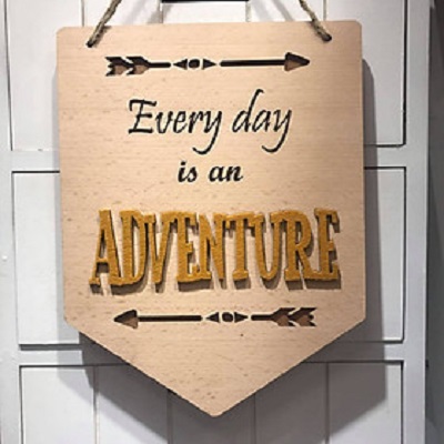 Bảng gỗ trang trí handmade 058 (every day