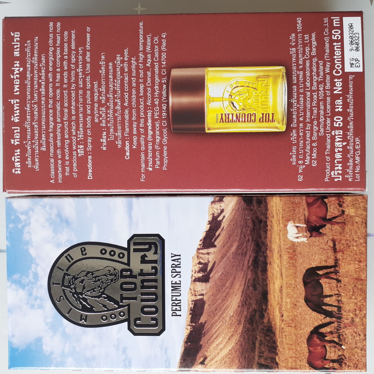 NƯỚC HOA TOP COUNTRY THÁI 50ml