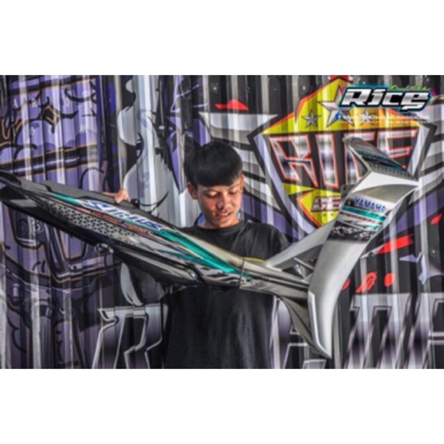 Tem sirius 110 xanh bạc đen