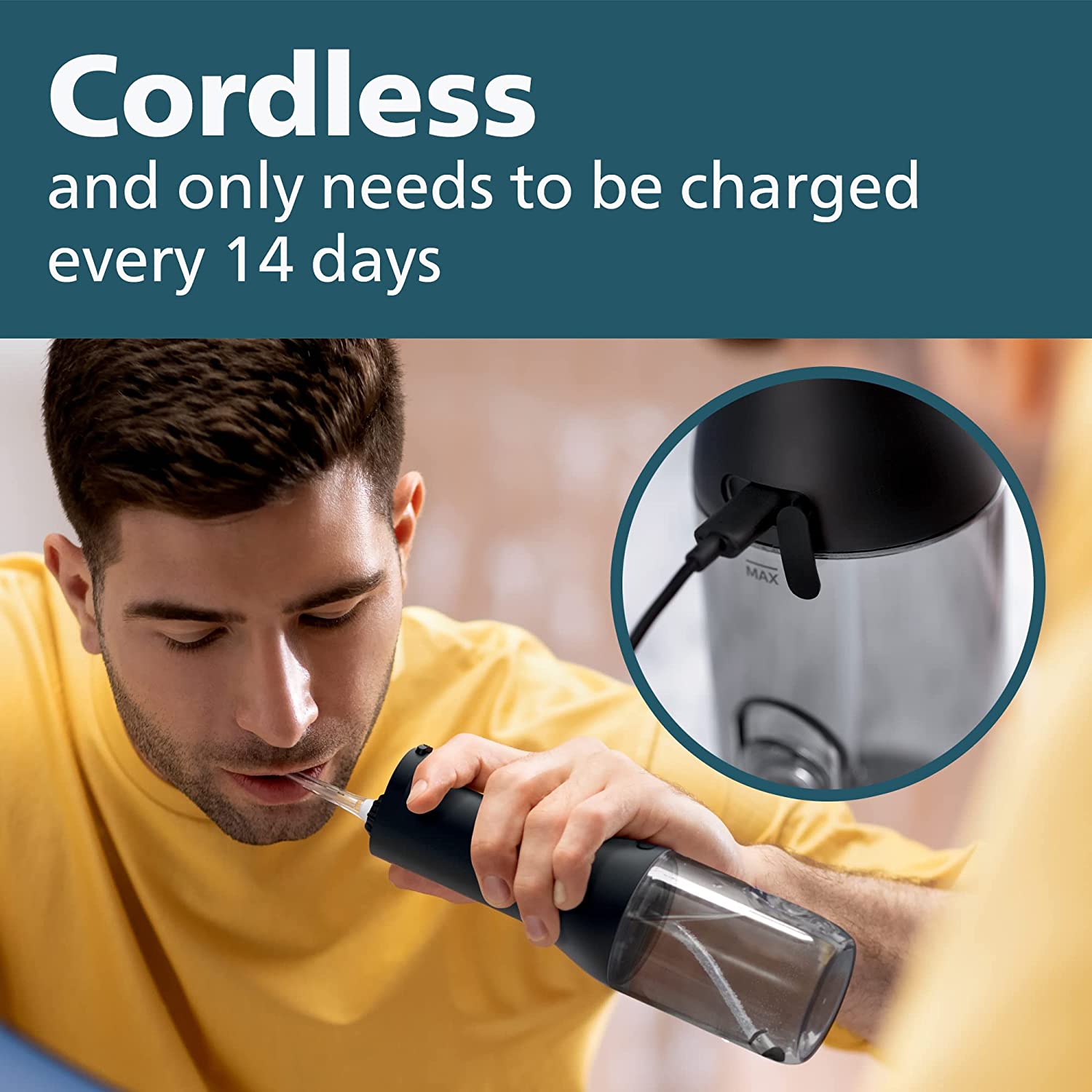 Tăm nước Philips Sonicare Power Flosser 3000