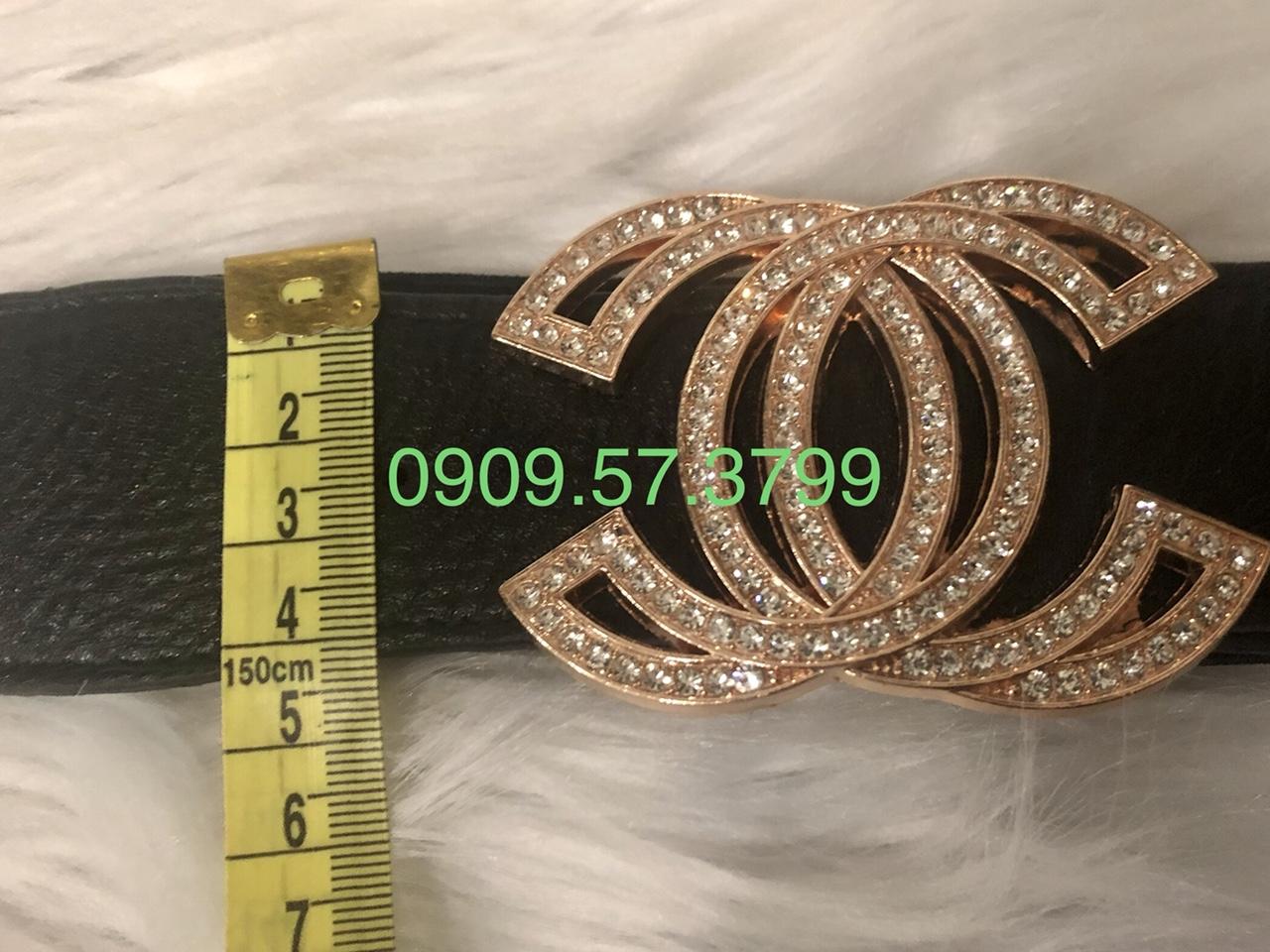 [HCM]Thắt lưng bản 4cm. Mặt đính đá. MS050