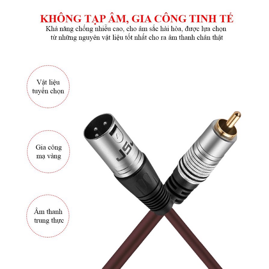 Dây Canon Đực Ra Bông Sen