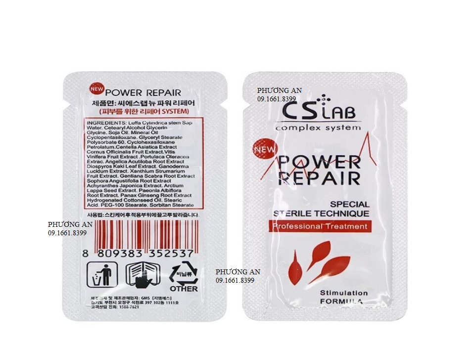 CS Lab Hàn Quốc dưỡng da sau xăm - 1 gói