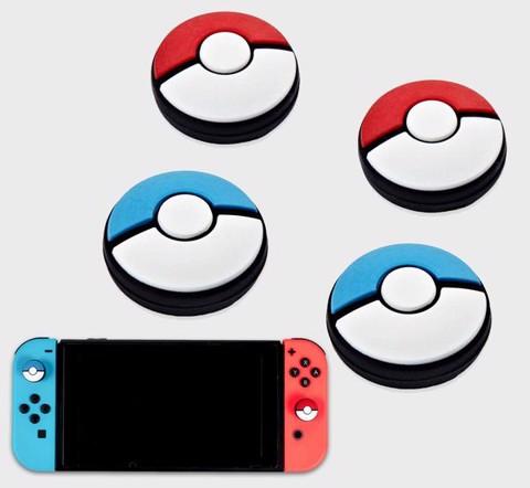 Bọc analog nintendo switch joycon mẫu pokemon set 4 cái Nintendo Switch Lite Núm chụp cần analog máy game nintendo switch Steamdeck