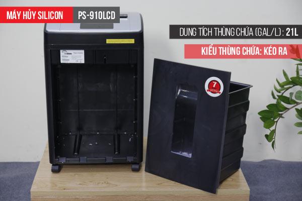 [HCM][Trả góp 0%] Máy hủy tài liệu Silicon PS-910LCD