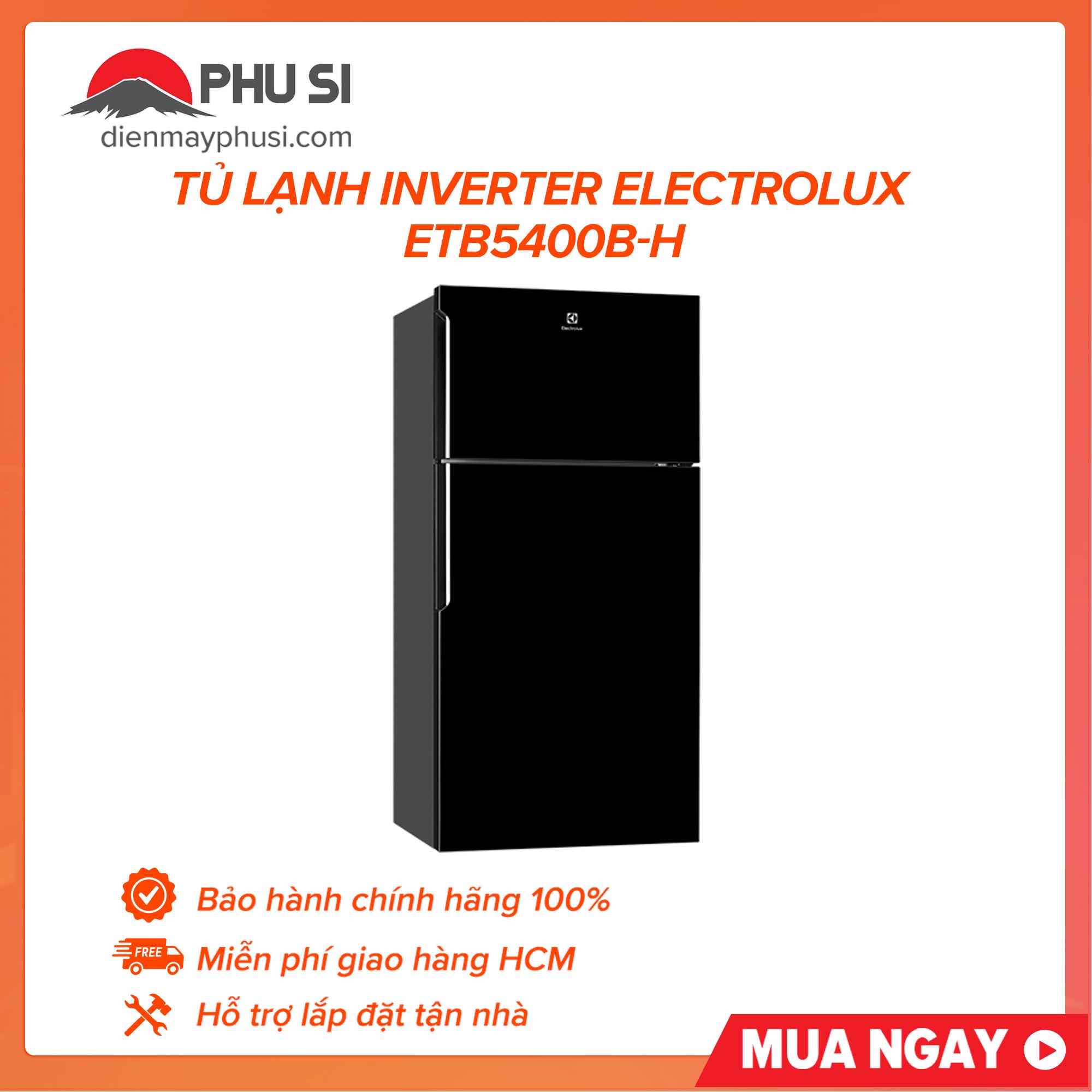 [Trả góp 0%]Tủ lạnh Electrolux Inverter 503 lít ETB5400B-H