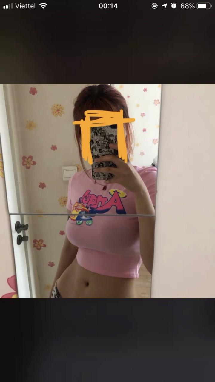 [HCM]Áo croptop ôm body in Angel