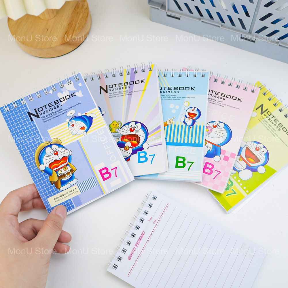 Sổ tay lò xo DORAEMON DOREMON dễ thương cute MON0015