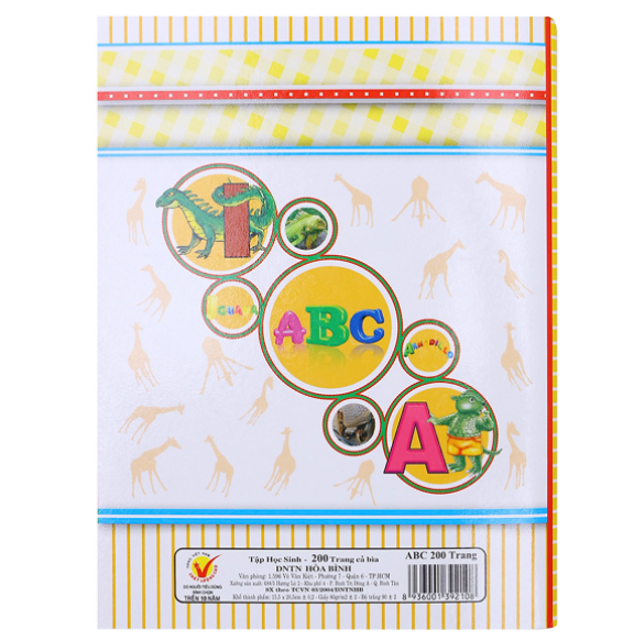 Tập 200 trang ABC Hòa Bình 4 ôly - 1 quyển