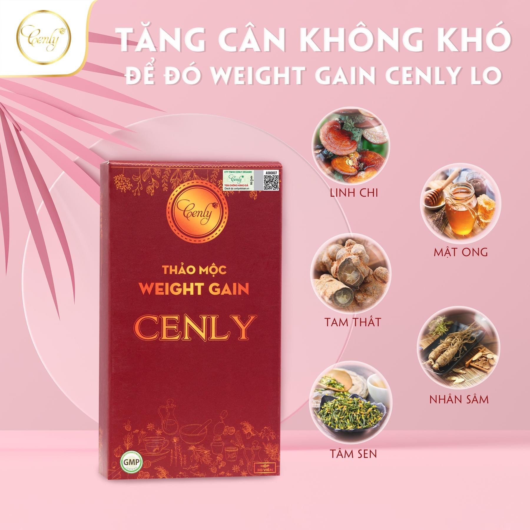 [Hàng chính hãng] Thảo Mộc Tăng Cân 30 Ngày C E N L Y