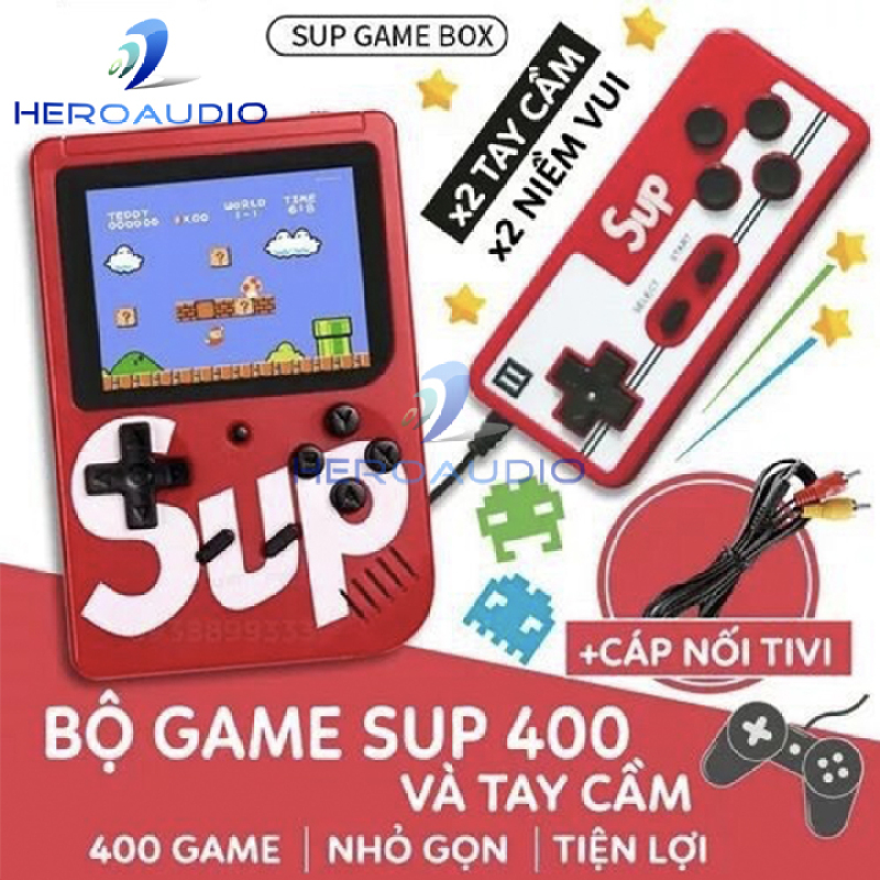 Máy chơi game Mario ăn nấm (400 Game in 1) - TN00004 - Heroaudio.vn