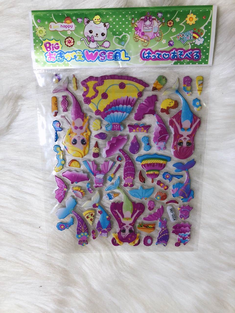 dán hình sticker in hình 3d hoạt hình ( 1 tấm )