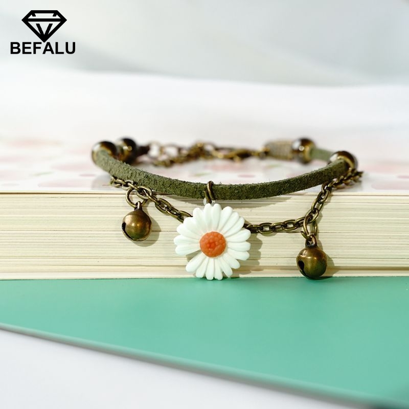 Vòng Tay May Mắn Nữ Hoa Cúc VT09 BEFALU