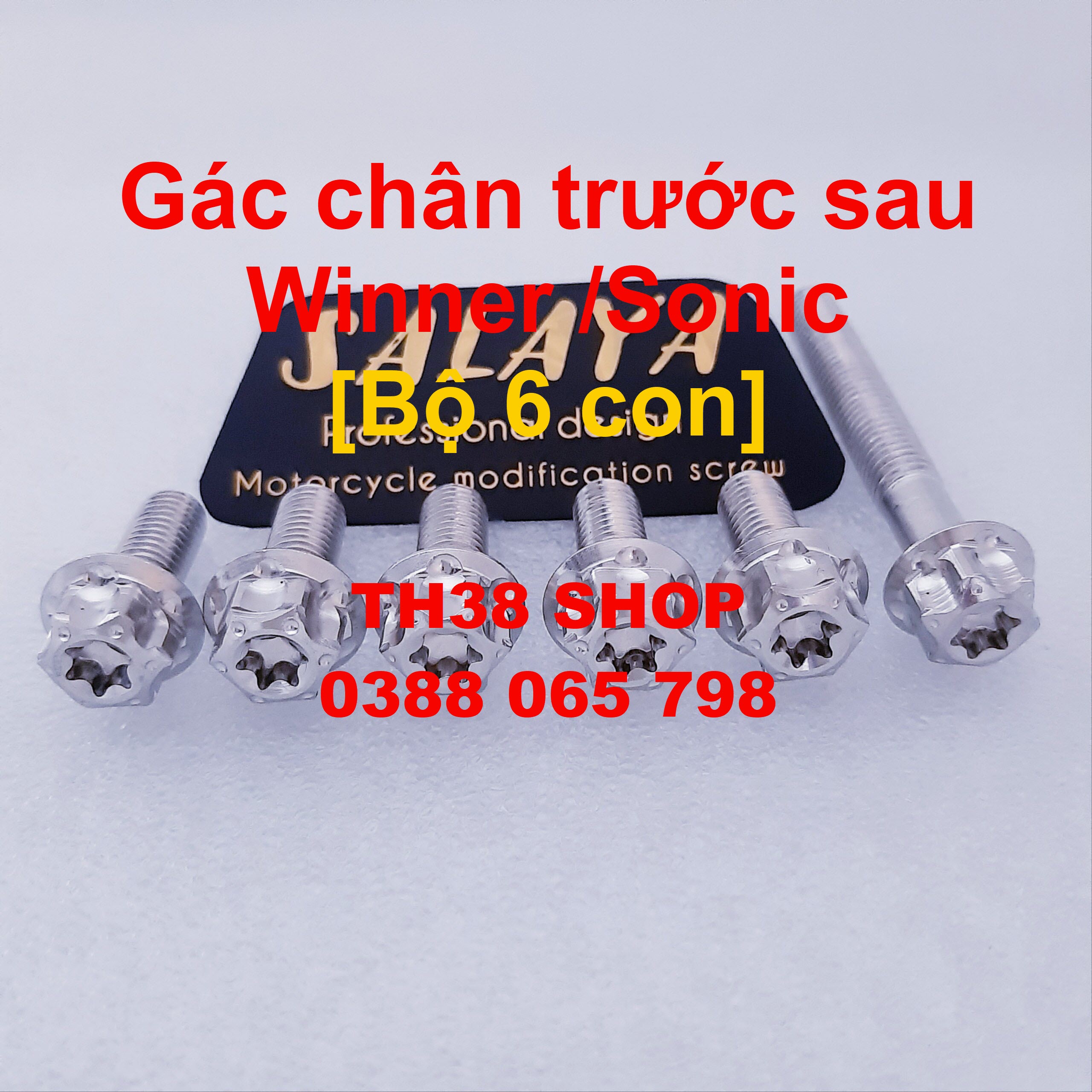 ốc gác chân salaya winner, sonic [bộ 6 con trước sau]