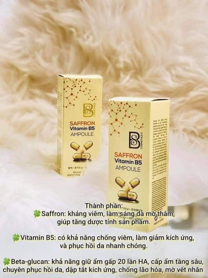 SERUM VITAMIN B5 SAFFRON - Hàng chính hãng