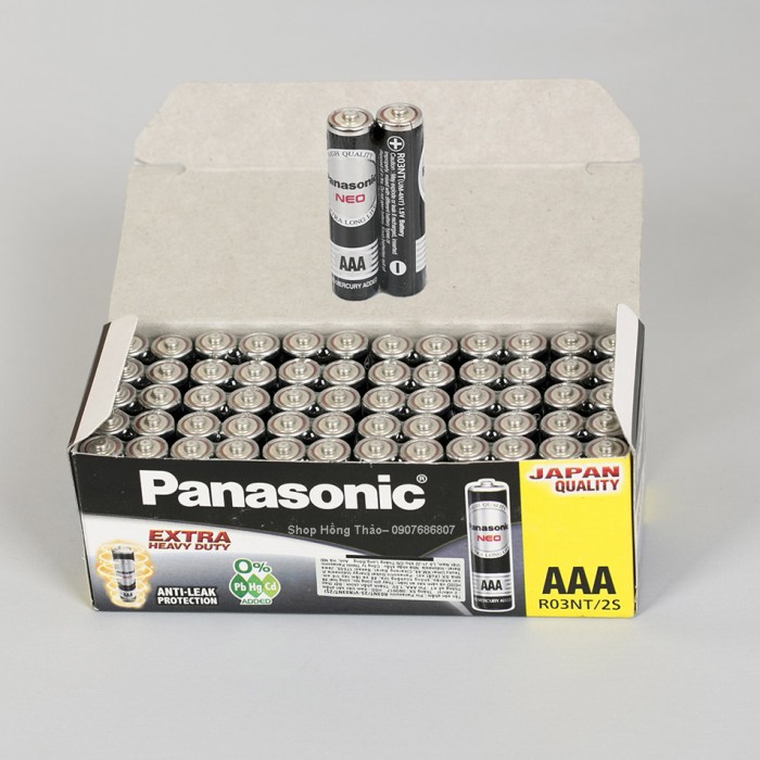 {HOT} - Vỉ(4 viên) Pin Panasonic,Pin tiểu AA,Pin đũa AAA