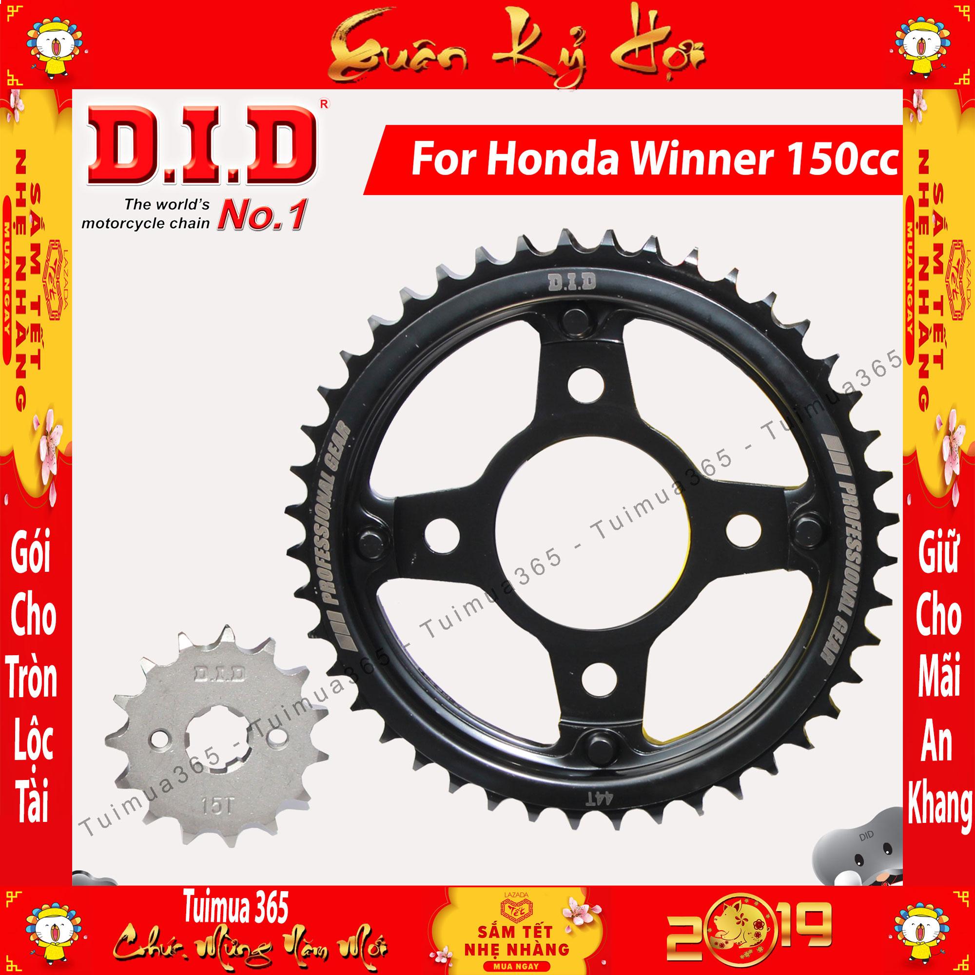 [HCM]Nhông 15T và Dĩa 44T DID cho Honda Winner 150cc ( Thái Lan )