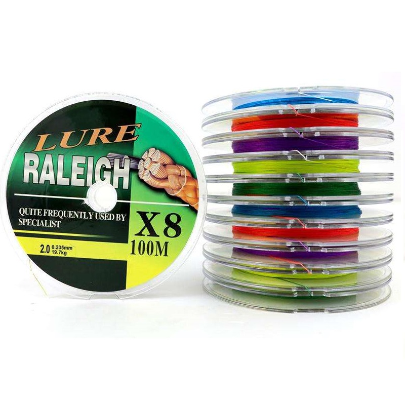 Dây dù câu cá Lure Raleigh X8 dài 100m