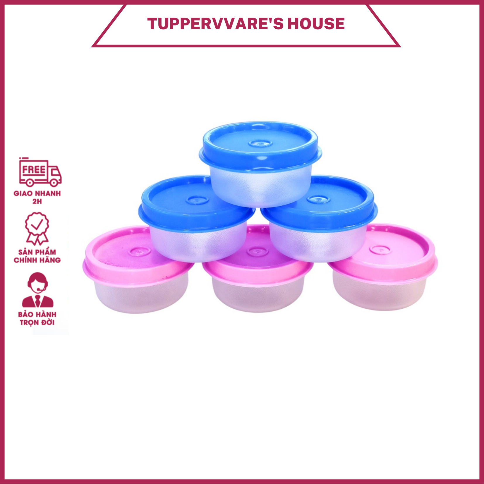Hộp bảo quản thực phẩm Tupperware Mini 25ml  (01 hộp màu ngẫu nhiên)