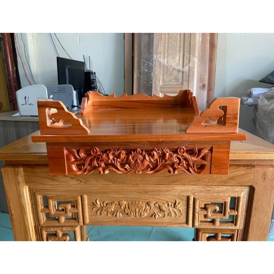 Bàn thờ treo tường hoa sen 40cm