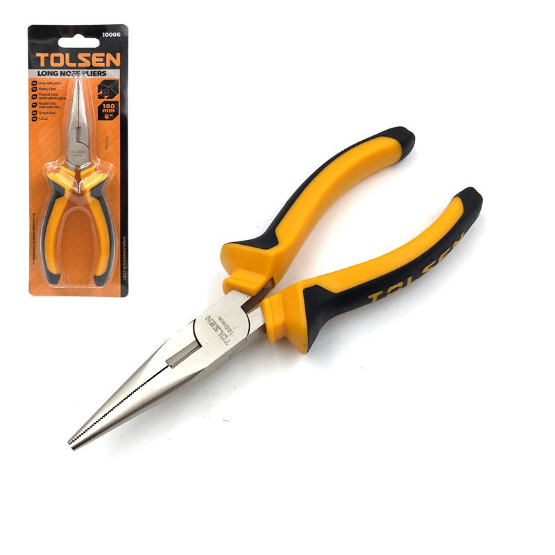 Kìm răng mũi nhọn 6 inch 160mm tolsen 10006