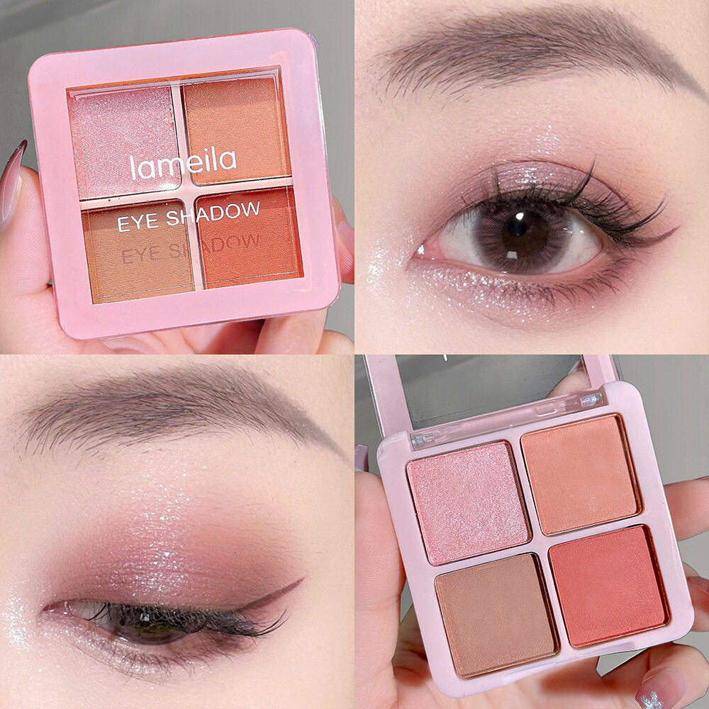 Set 6 mỹ phẩm phấn mắt, má hồng, son môi, mascara