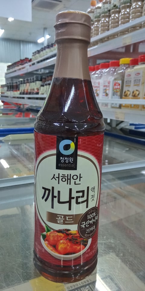 Nước Mắm Cá Chình Hàn Quốc 1Kg - 까나리 액젓