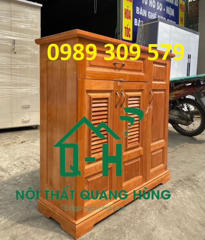 Tủ giày dép gỗ tự nhiên cao cấp hcm