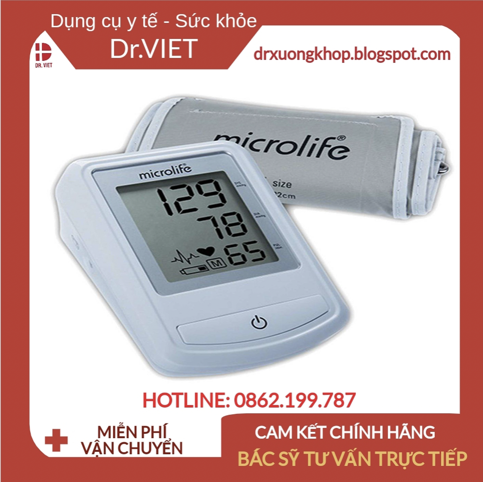 [HCM] sphygmomanometer Microlife BP 3nz1-1p support screening arrhythmia technology padtrang equipment pump Technology smart gentle +